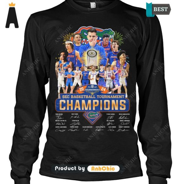 [MODERN] Florida Men’s Basketball SEC Basketball Tournement 2024 Champions Urban Streetwear T-Shirt