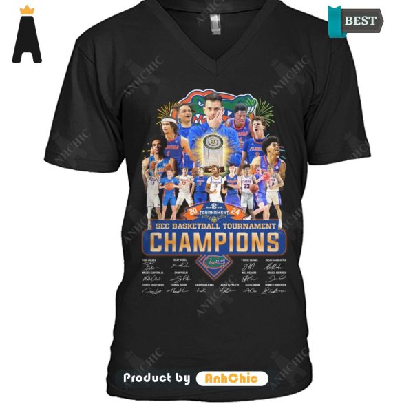 [MODERN] Florida Men’s Basketball SEC Basketball Tournement 2024 Champions Urban Streetwear T-Shirt