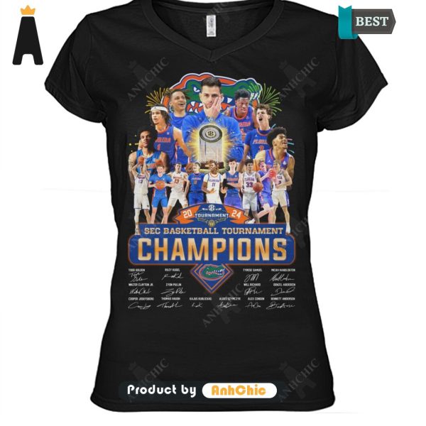 [MODERN] Florida Men’s Basketball SEC Basketball Tournement 2024 Champions Urban Streetwear T-Shirt