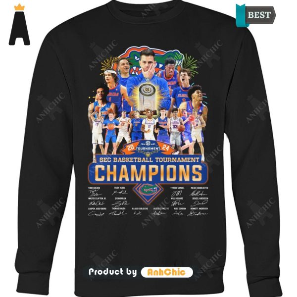 [MODERN] Florida Men’s Basketball SEC Basketball Tournement 2024 Champions Urban Streetwear T-Shirt