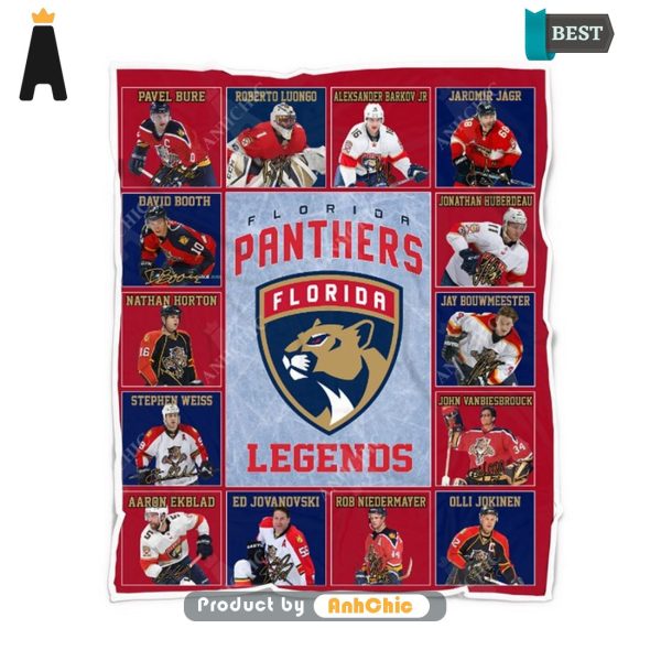 [MODERN] Florida Panthers Legends National Hockey League Trending Collection Blanket