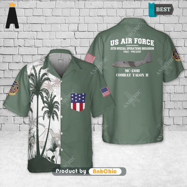 [MODERN] Hurlburt Field Florid US Air Force 15th Special Operations Squadron MC Modern Classics Aloha Hawaiian Shirt