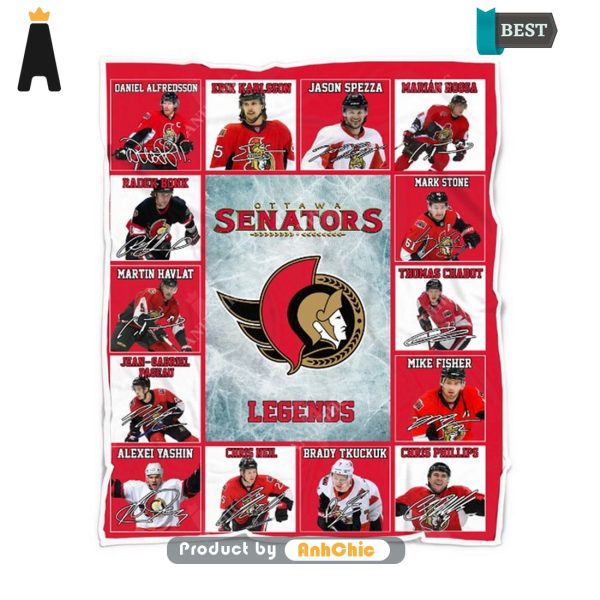 [MODERN] Ottawa Senators Legends National Hockey League Modern Classics Blanket