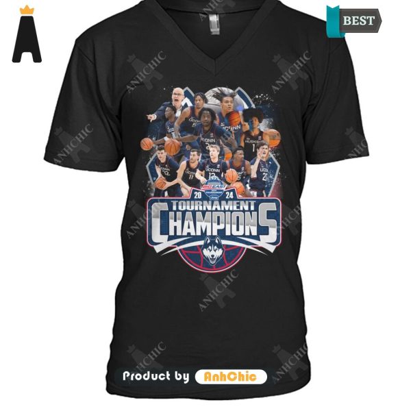 [MODERN] UCONN 2024 BIG EAST Men’s Basketball Tournament Champions Signature Series T-Shirt