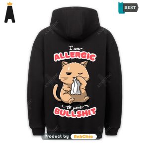 NEW Allergic Cat  Trending Collection Cute Classic Hoodie