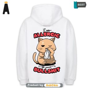 NEW Allergic Cat  Trending Collection Cute Classic Hoodie