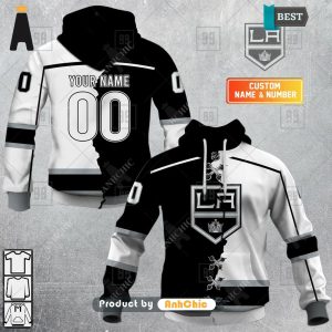 [NEW ARRIVAL] Personalized NHL Los Angeles Kings Mix Jersey   3D Hoodie