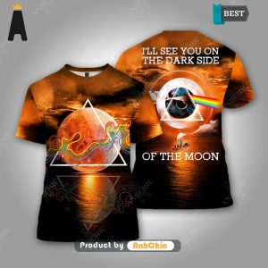 [NEW ARRIVAL] Pink Floyd I’ll See You On The Dark Side Of The Moon Street Style Elegance 3D T-Shirt