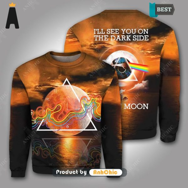 [NEW ARRIVAL] Pink Floyd I’ll See You On The Dark Side Of The Moon Street Style Elegance 3D T-Shirt