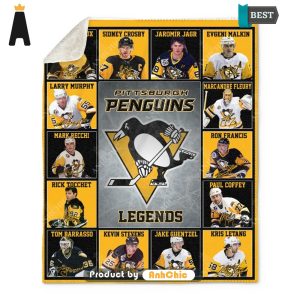 [NEW ARRIVAL] Pittsburgh Penguins Legends National Hockey League Limitted Edition Blanket