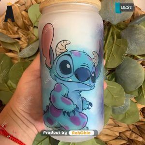 [NEW ARRIVAL] Stitch Personalized Glass Street Style Elegance Gift For Fan Tumbler