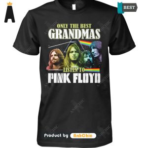 NEW Only The Best Grandmas Listen to Pink Floyd All over Printed T-Shirt