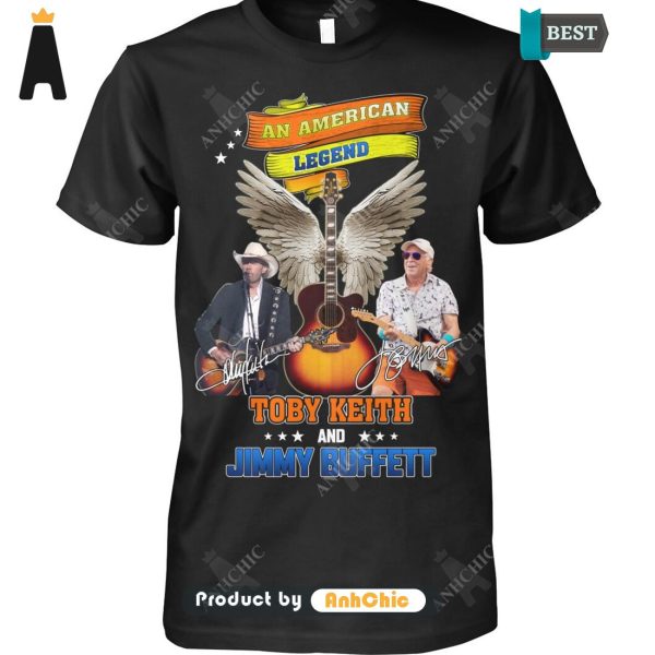 NEW Toby Keith-Jimmy Buffett  An America Lengend Street Style Elegance T-Shirt