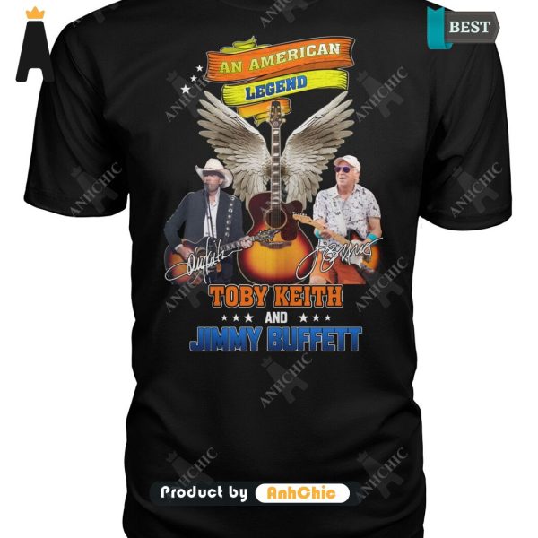 NEW Toby Keith-Jimmy Buffett  An America Lengend Street Style Elegance T-Shirt