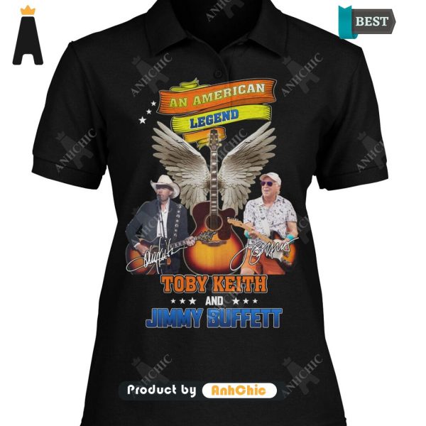 NEW Toby Keith-Jimmy Buffett  An America Lengend Street Style Elegance T-Shirt