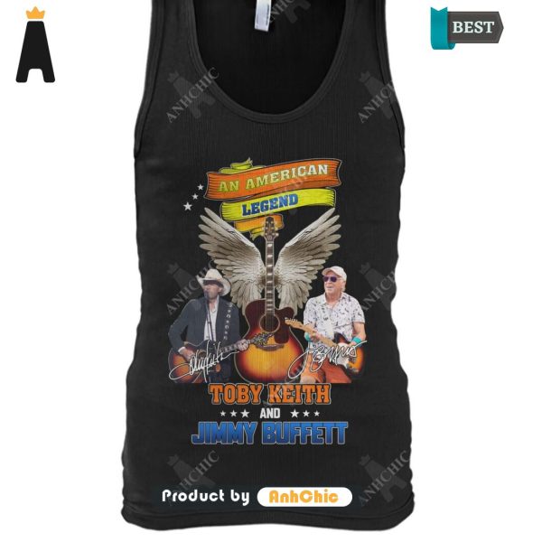 NEW Toby Keith-Jimmy Buffett  An America Lengend Street Style Elegance T-Shirt