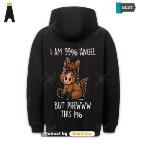 [PREMIUM] 99% Angel Pony  Urban Streetwear Cute Classic Hoodie