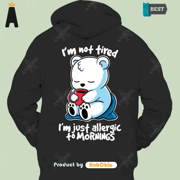 PREMIUM Allergic To Mornings   Cute Classic Hoodie