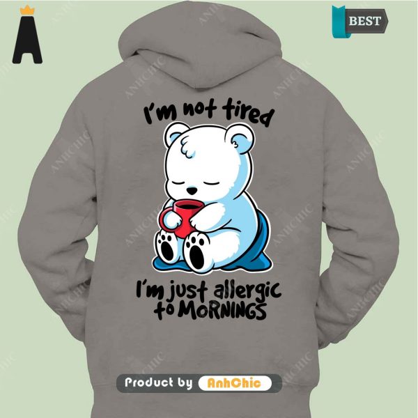 PREMIUM Allergic To Mornings   Cute Classic Hoodie