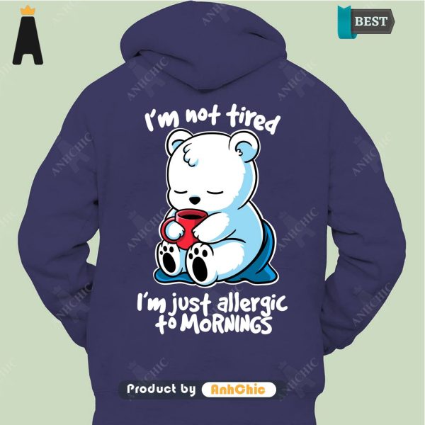 PREMIUM Allergic To Mornings   Cute Classic Hoodie