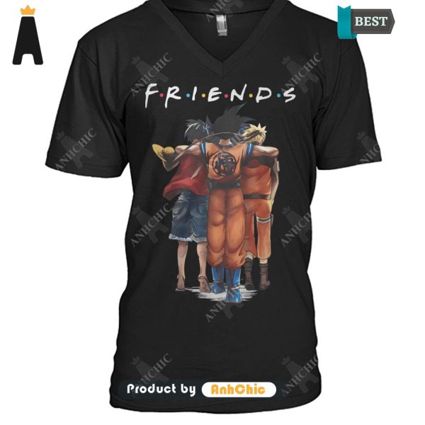 PREMIUM Dragon Ball Friends Naruto Songoku Luffy Modern Classics T-Shirt