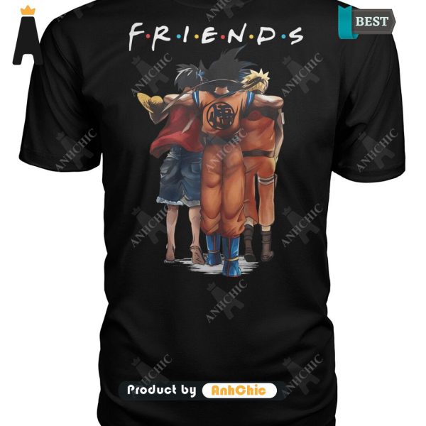 PREMIUM Dragon Ball Friends Naruto Songoku Luffy Modern Classics T-Shirt