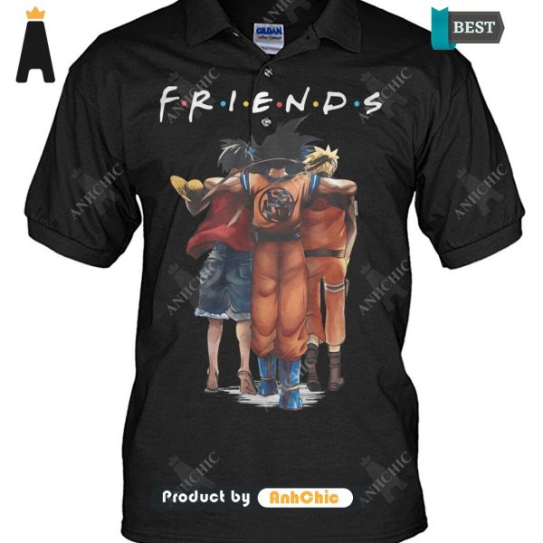 PREMIUM Dragon Ball Friends Naruto Songoku Luffy Modern Classics T-Shirt