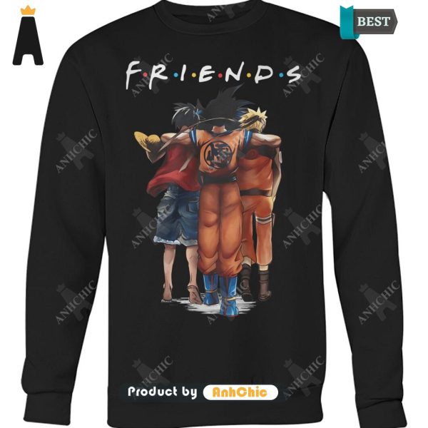 PREMIUM Dragon Ball Friends Naruto Songoku Luffy Modern Classics T-Shirt