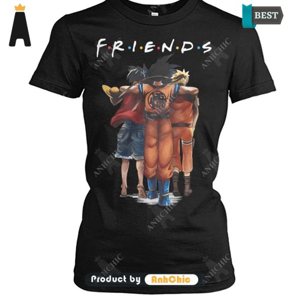 PREMIUM Dragon Ball Friends Naruto Songoku Luffy Modern Classics T-Shirt