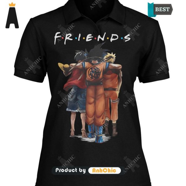 PREMIUM Dragon Ball Friends Naruto Songoku Luffy Modern Classics T-Shirt