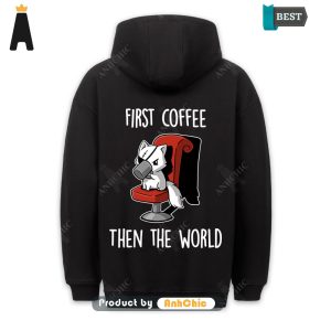 [PREMIUM] First Coffee Cat  Trending Collection Cute Classic Hoodie