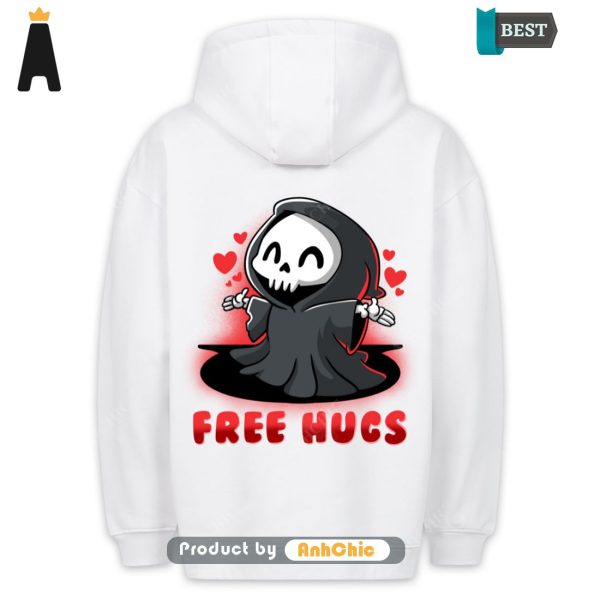 PREMIUM Free Hugs  All over Printed Cute Classic Hoodie