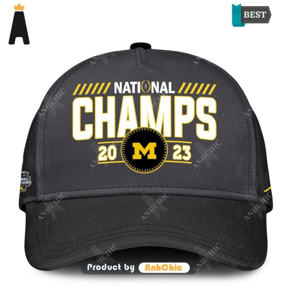 PREMIUM Michigan Football 2024 National Champions  Street Style Fusion Classic Cap