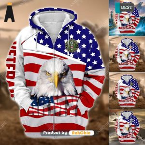 [PREMIUM]  Multiple US Military Services Veteran  Urban Streetwear 3D Hoodie