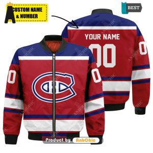 PREMIUM Personalized Montréal Canadiens Modern Classics Bomber Jacket