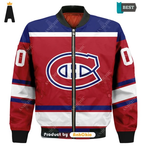 PREMIUM Personalized Montréal Canadiens Modern Classics Bomber Jacket