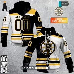 PREMIUM Personalized NHL Boston Bruins Mix Jersey  Limitted Edition 3D Hoodie