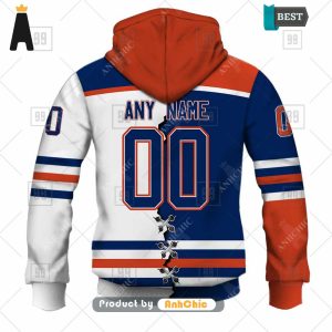 PREMIUM Personalized NHL Edmonton Oilers Mix Jersey  Trending Collection 3D Hoodie