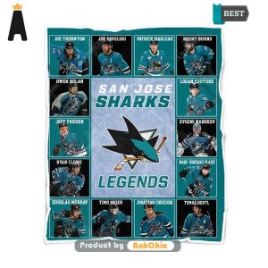 PREMIUM San Jose Sharks Legends National Hockey League Limitted Edition Blanket