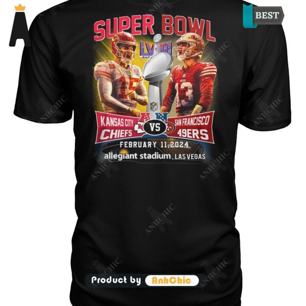 PREMIUM Super Bowl Kansas city CHIEFT Vs SanFrancisco 49ERS February 11, 2024 Allegiant, Lasvegas Street Style Fusion T-Shirt