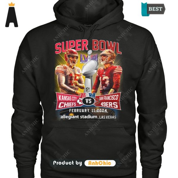 PREMIUM Super Bowl Kansas city CHIEFT Vs SanFrancisco 49ERS February 11, 2024 Allegiant, Lasvegas Street Style Fusion T-Shirt