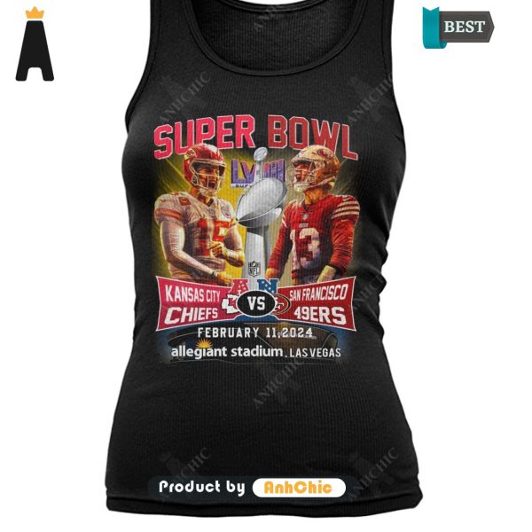 PREMIUM Super Bowl Kansas city CHIEFT Vs SanFrancisco 49ERS February 11, 2024 Allegiant, Lasvegas Street Style Fusion T-Shirt