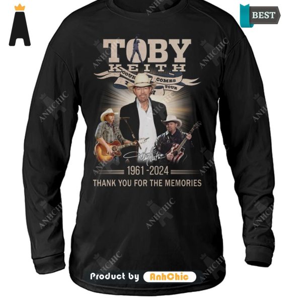 PREMIUM Toby Keith 1961-2024 Thank You For The Memories LIMITED EDITION T-Shirt