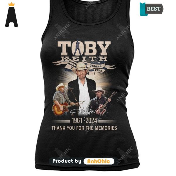 PREMIUM Toby Keith 1961-2024 Thank You For The Memories LIMITED EDITION T-Shirt