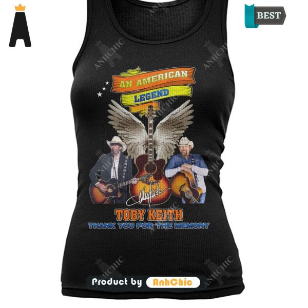 [PREMIUM] Toby Keith An America Lengend Thank You For The Memory Street Style Elegance T-Shirt