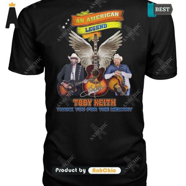 [PREMIUM] Toby Keith An America Lengend Thank You For The Memory Street Style Elegance T-Shirt