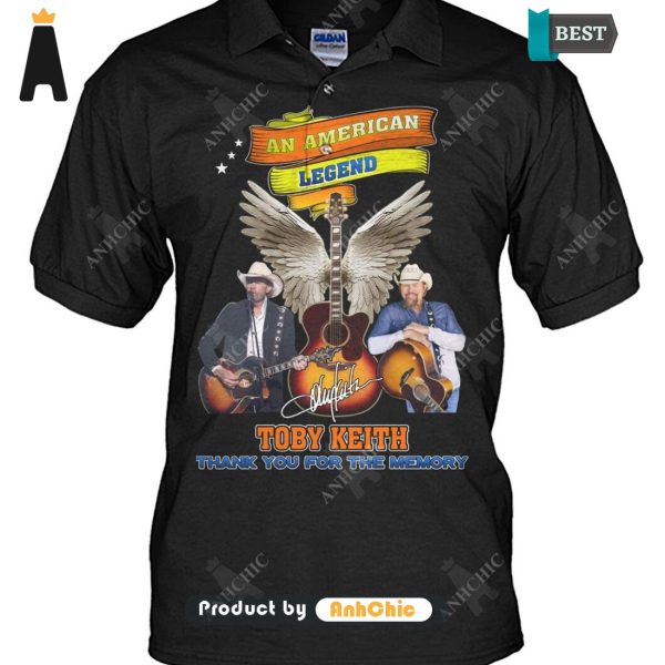 [PREMIUM] Toby Keith An America Lengend Thank You For The Memory Street Style Elegance T-Shirt