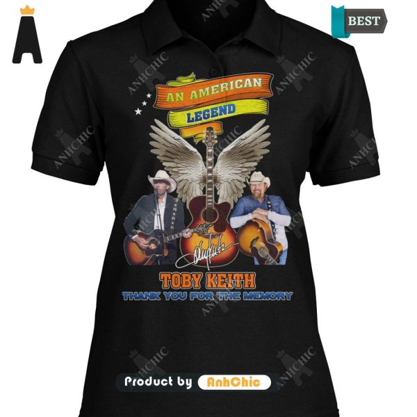 [PREMIUM] Toby Keith An America Lengend Thank You For The Memory Street Style Elegance T-Shirt