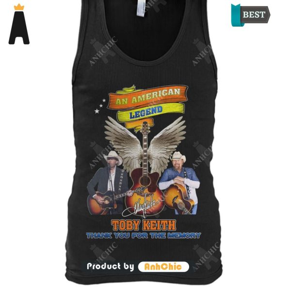 [PREMIUM] Toby Keith An America Lengend Thank You For The Memory Street Style Elegance T-Shirt