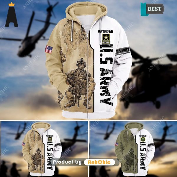 [PREMIUM]  U.S Army Veteran  POD Design 3D Hoodie